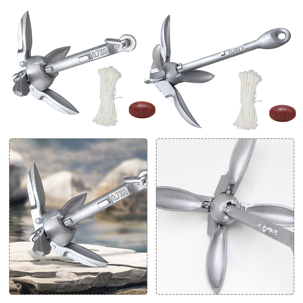0.7/1.5KG Grapnel Anchor with  - Fishing Kayak Anchor recensie en prijs