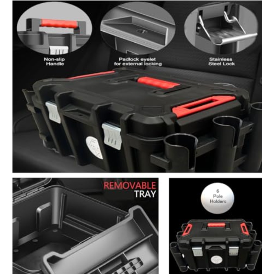 Kayak Fishing Crate - 6 Integr - Fishing Kayak Crate recensie en prijs