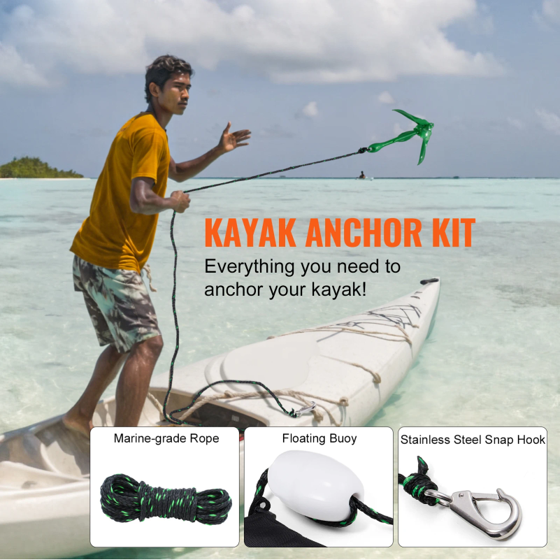 Kayak Anchor Kit 3.5 lb Paddle - Fishing Kayak Anchor recensie en prijs