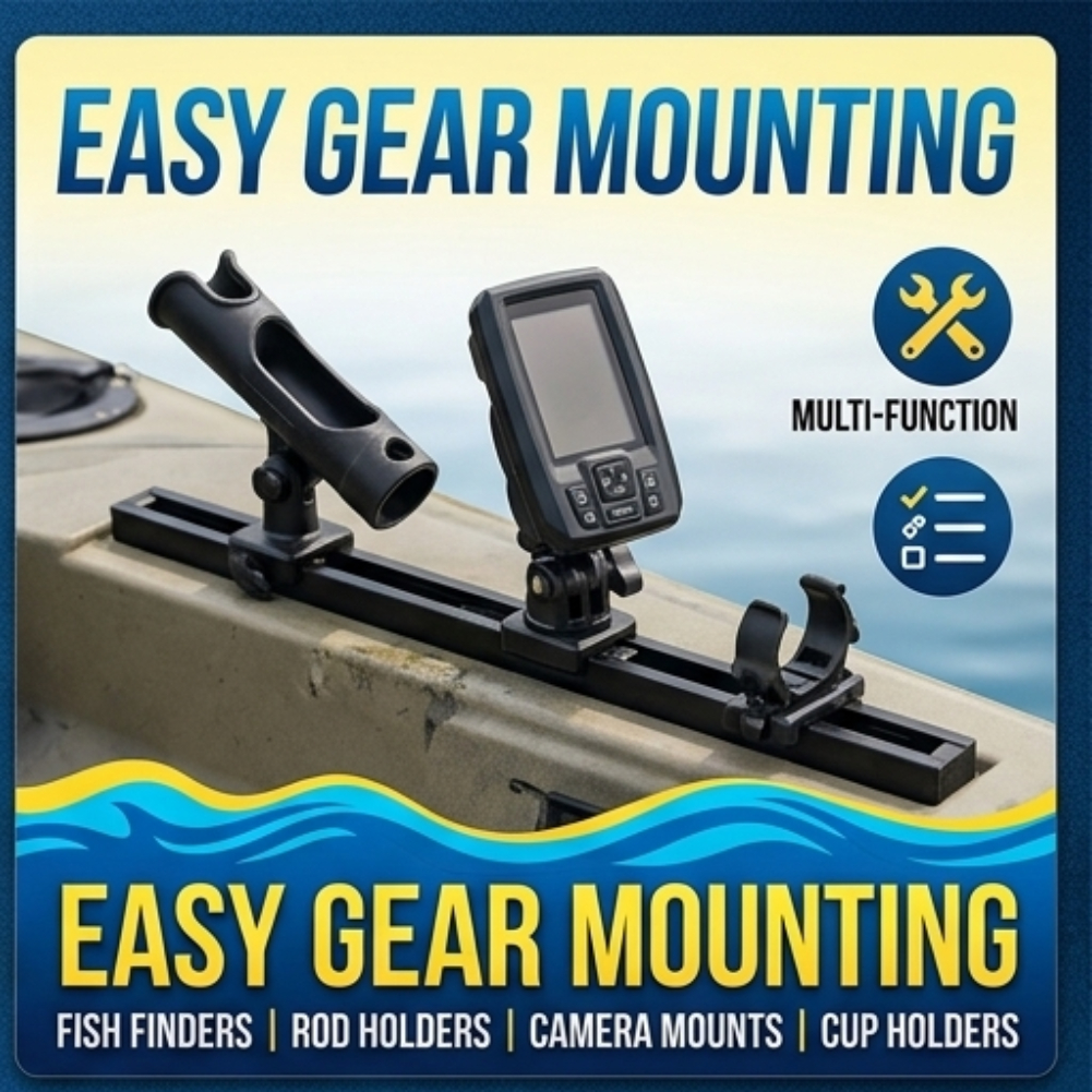 ABS Side Mount Kayak Slide Tra - Fishing Kayak Storage Bag recensie en prijs