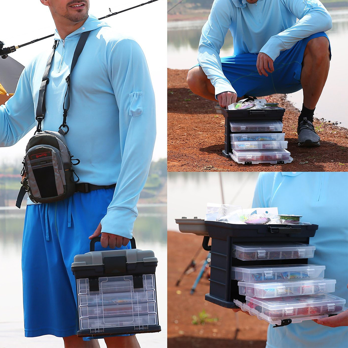 Multifunction Fashing Tackle B - Fishing Kayak Crate recensie en prijs