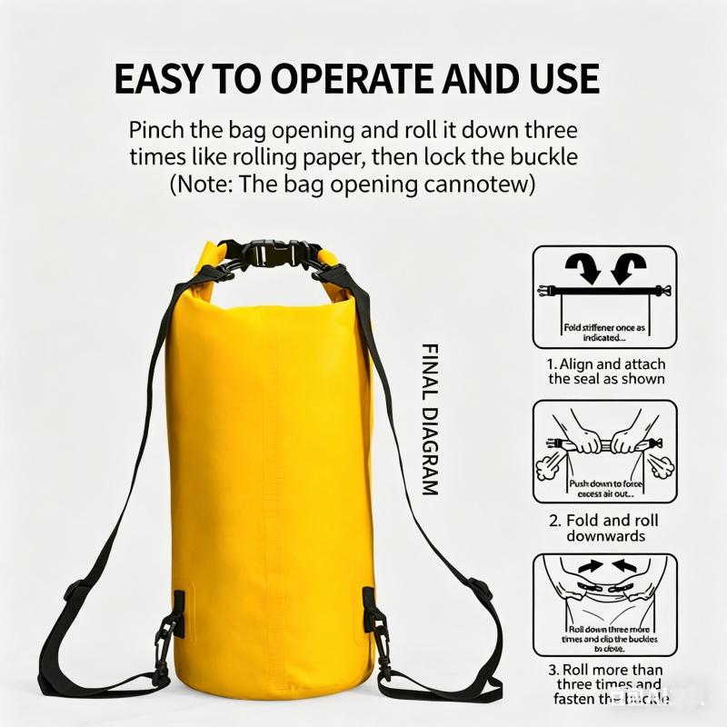 Swimming Waterproof Dry Bag 5L - Fishing Kayak Storage Bag recensie en prijs