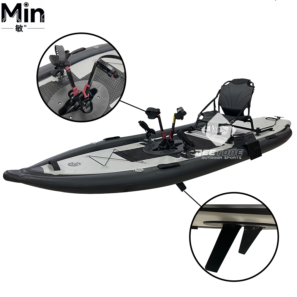 1000D PVC Inflatable Pedal Dri - Fishing Kayak Pedal Drive recensie en prijs