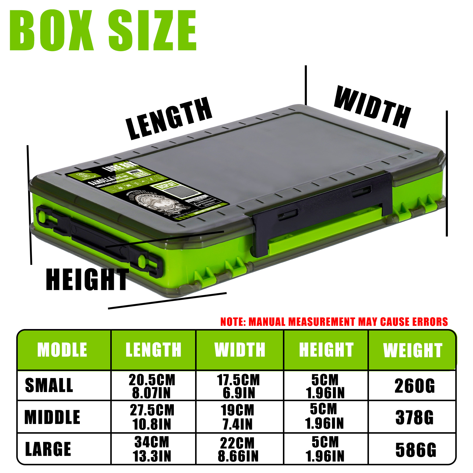 Double Sided Lure Baits Box Fi - Fishing Kayak Crate recensie en prijs