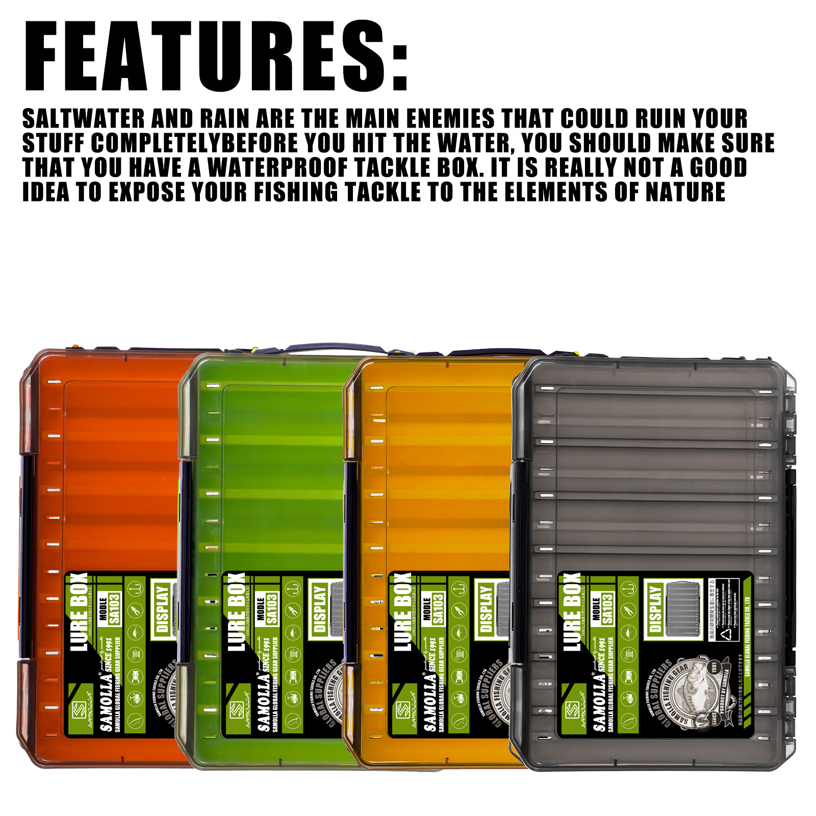 Double Sided Lure Baits Box Fi - Fishing Kayak Crate recensie en prijs
