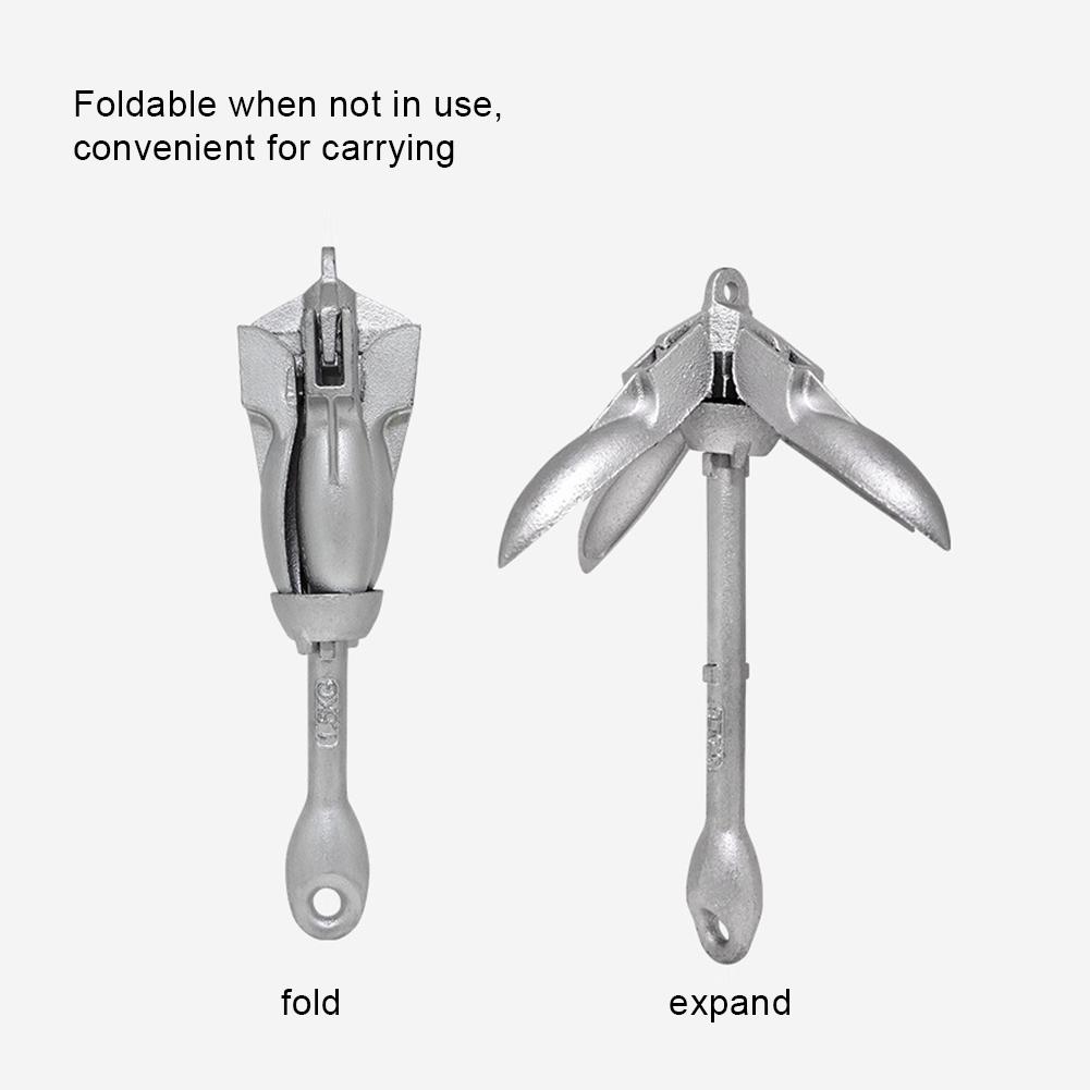 0.7KG 1.5KG Grapnel Anchor wit - Fishing Kayak Anchor recensie en prijs