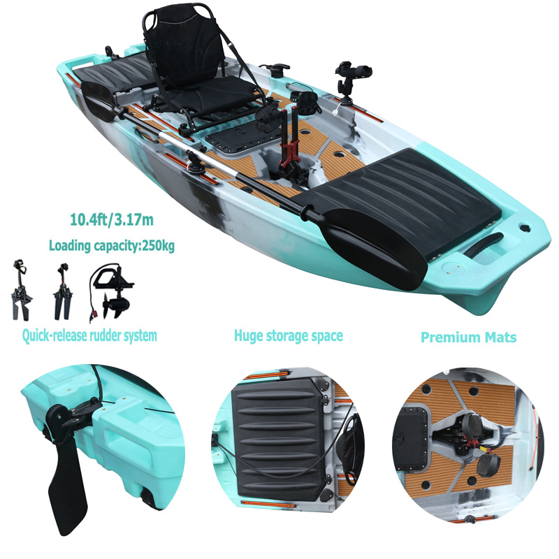 10FT Single Seat LLDPE Sit On  - Fishing Kayak Sit In recensie en prijs