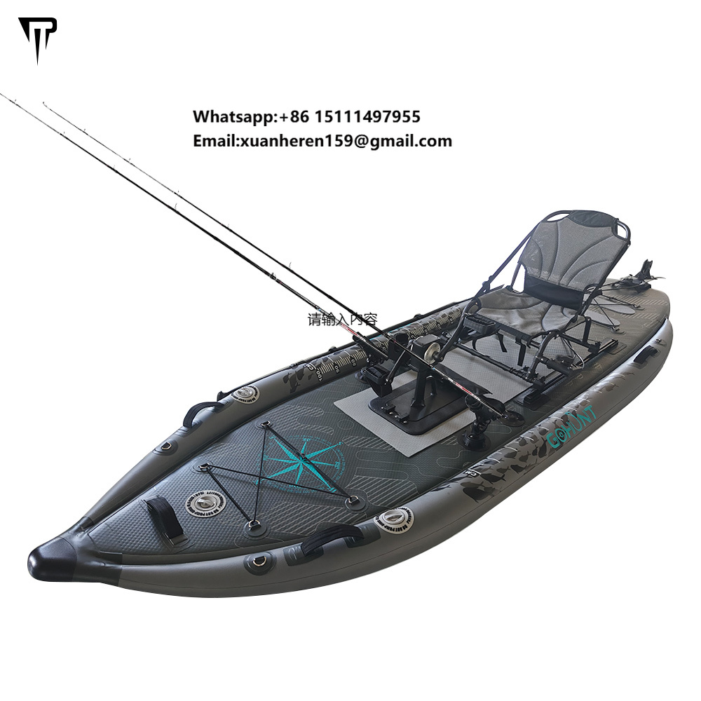 JTRDA 2024 New Inflatable Kaya - Fishing Kayak Pedal Drive recensie en prijs