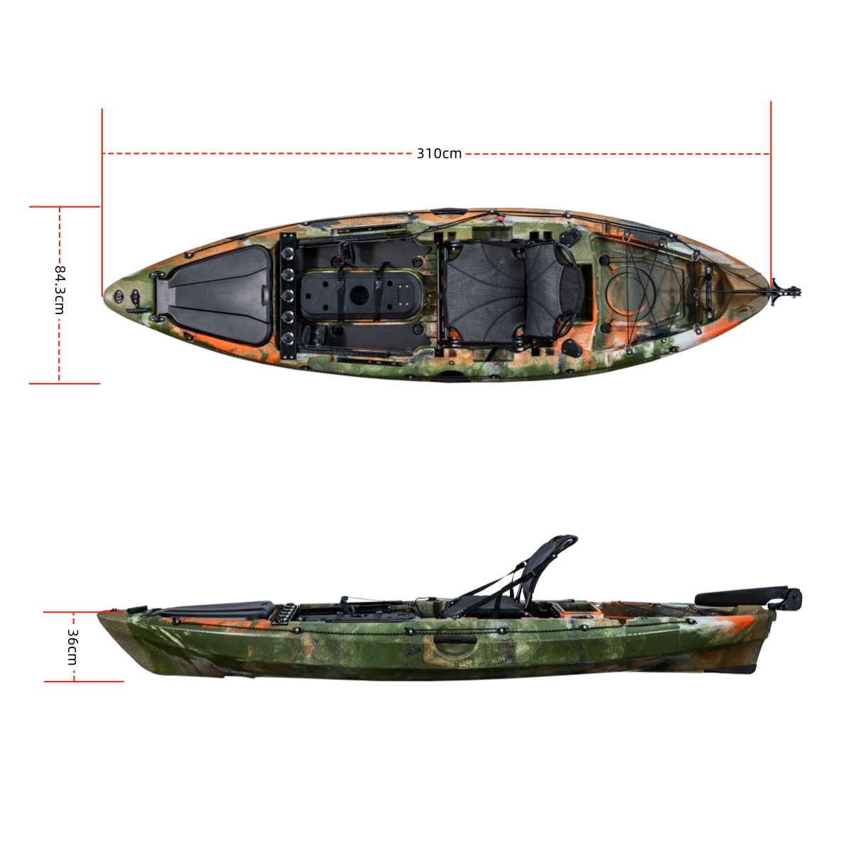 LSF First-class Single Fishing - Fishing Kayak Seat recensie en prijs