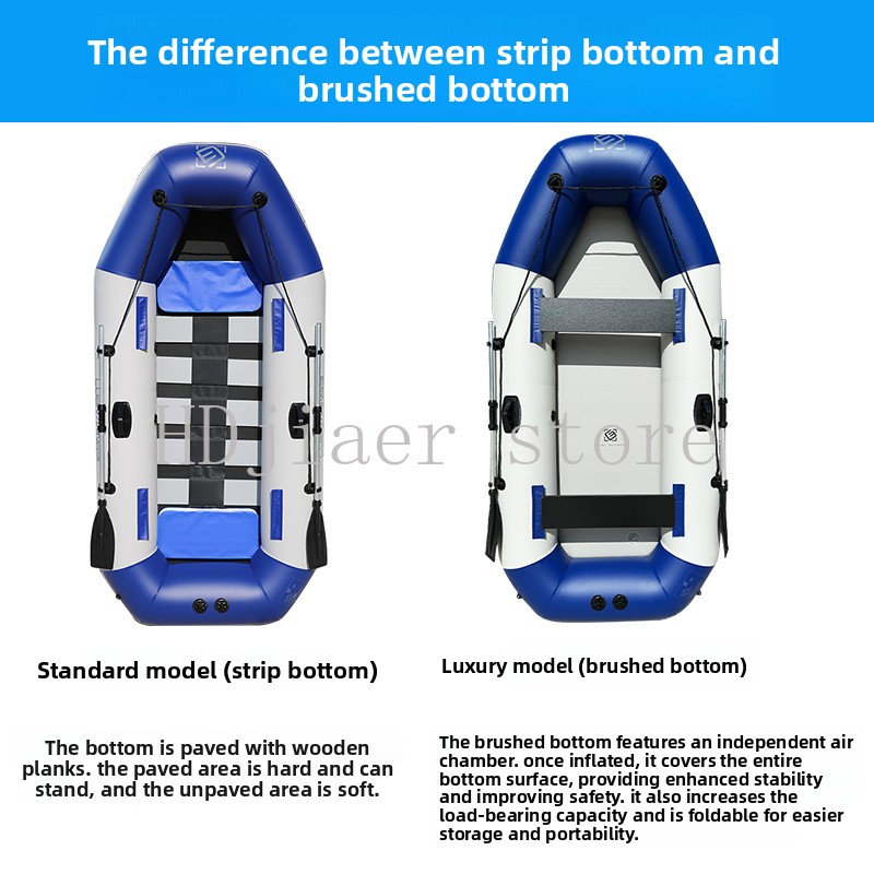 Inflatable Boat with Hard Bott - Fishing Kayak Inflatable recensie en prijs