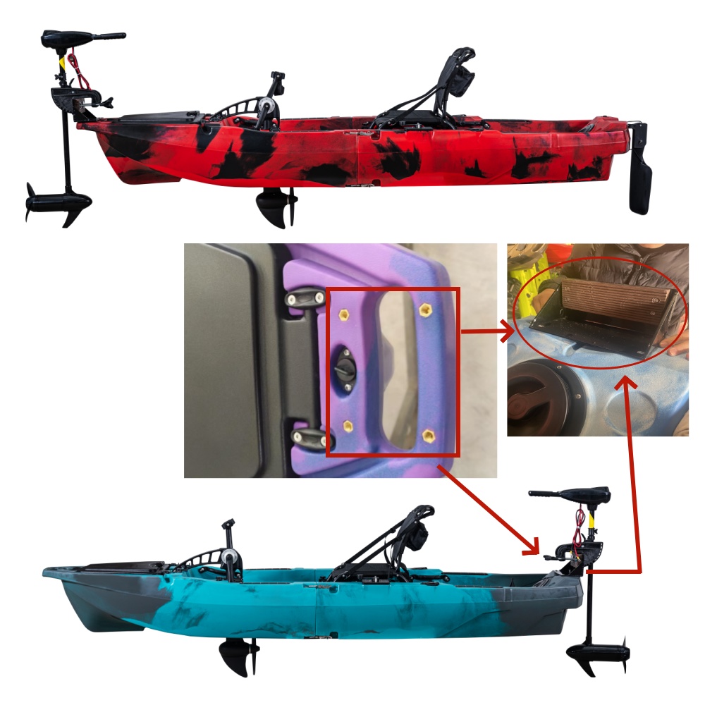 Pedal Kayak Fishing Motor Brac - Fishing Kayak Cart recensie en prijs