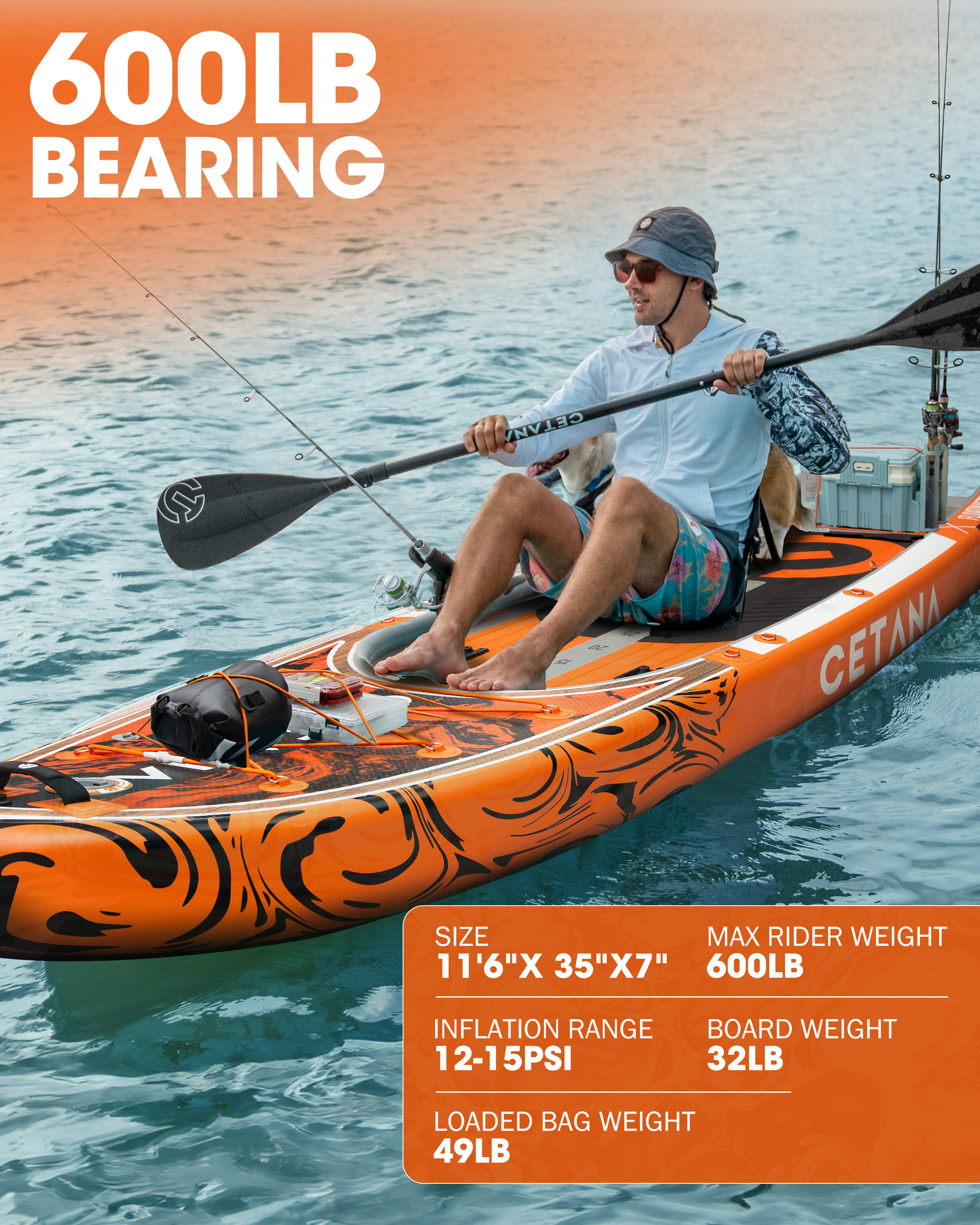 China Factory Inflatable Boat  - Fishing Kayak Paddle recensie en prijs