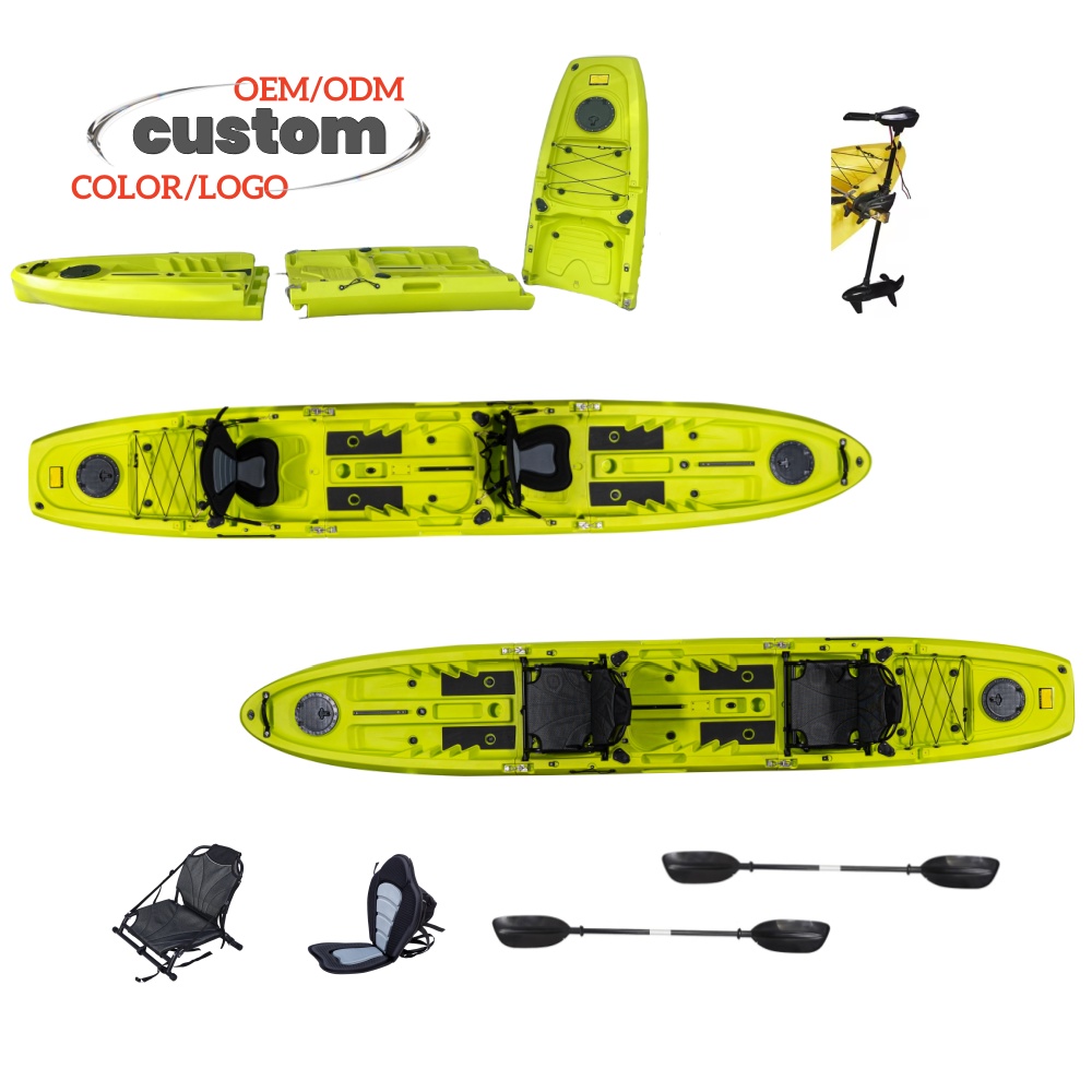 New Modular Tandem Double Sit- - Fishing Kayak Paddle recensie en prijs