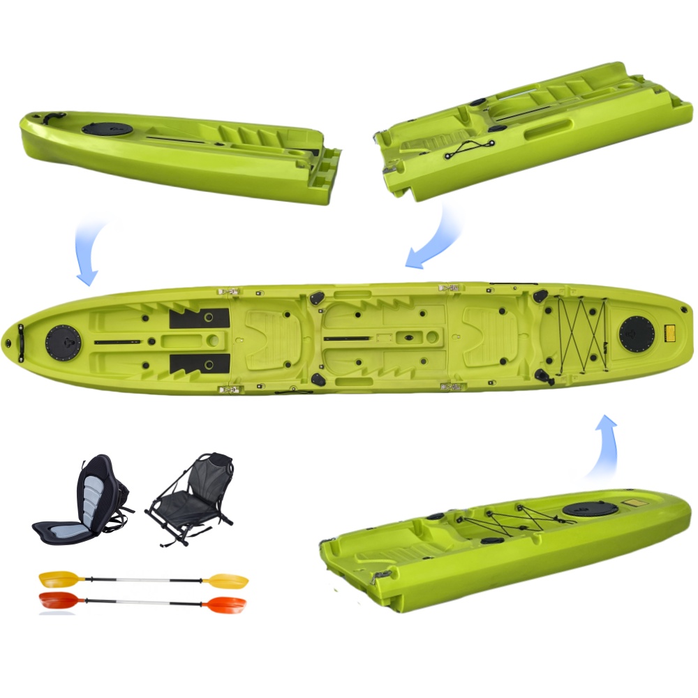 New Modular Tandem Double Sit- - Fishing Kayak Paddle recensie en prijs