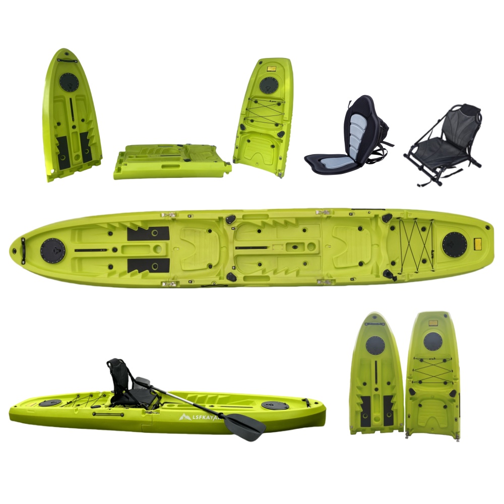 New Modular Tandem Double Sit- - Fishing Kayak Paddle recensie en prijs